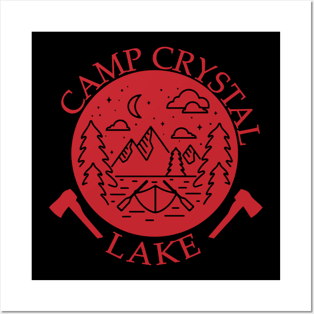 Camp Crystal Lake Wall Art by Litho